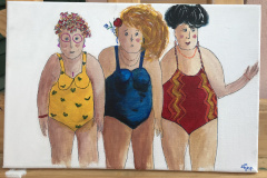 70. tre dejlige badenymfer